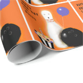 Halloween Birthday Gift Geschenkpapier (Rolleneckpunkt)