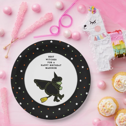 Halloween Birthday Pappteller (Party)