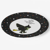 Halloween Birthday Pappteller (Schrägansicht)
