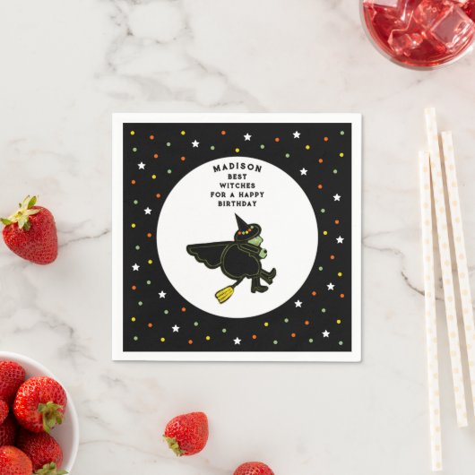 Halloween Birthday Serviette (Beispiel)