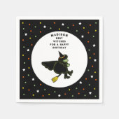 Halloween Birthday Serviette (Vorderseite)