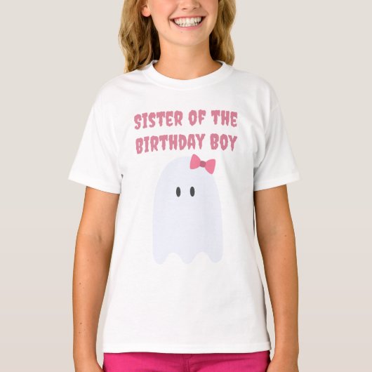 Halloween Birthday Sister T - Shirt (Vorderseite)