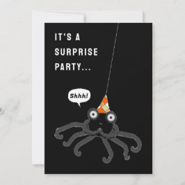 Halloween Birthday Surprise Party Einladung
