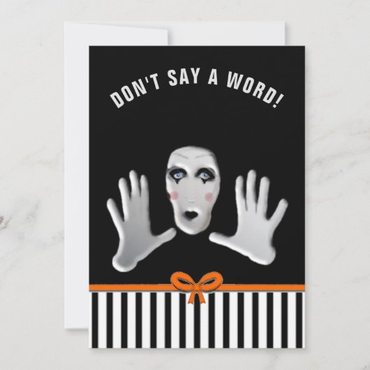 Halloween Birthday Surprise Party Einladung (Vorderseite)