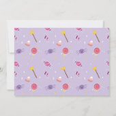 Halloween Birthday VIURever 4th Girls Party Foto Einladung (Rückseite)