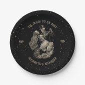 Halloween Bis Dass Der Tod Uns Scheidet Gothic Sch Pappteller (Vorderseite)