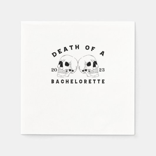 Halloween bis zum Tod tu uns Party Tod eines Bache Serviette (Vorderseite)