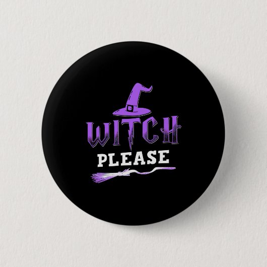 Halloween bitte button (Vorderseite)
