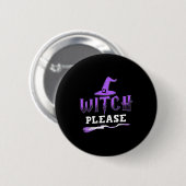 Halloween bitte button (Vorne & Hinten)