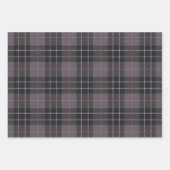 Halloween Black and Orange Checked Kariert Gingham Geschenkpapier Set (Vorderseite 2)