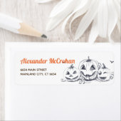 Halloween Black and White Little Pumpkin (Insitu)