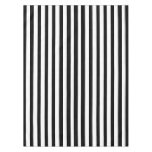Halloween Black and White Stripes Gemustert Tischdecke (Vorderseite)