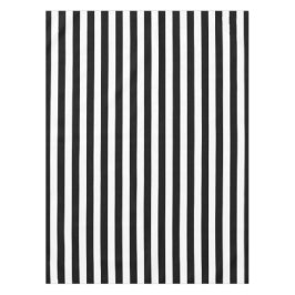 Halloween Black and White Stripes Gemustert Tischdecke