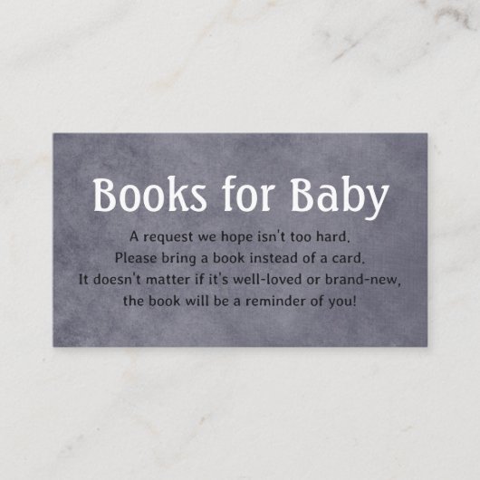 Halloween Black Baby Shower Books for Baby Begleitkarte (Vorderseite)