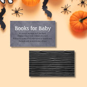 Halloween Black Baby Shower Books for Baby Begleitkarte