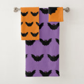 Halloween Black Bat Badhandtuch Set (Insitu)