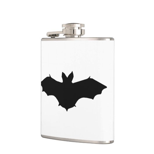 Halloween Black Bat Flask Flachmann (Links)