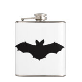 Halloween Black Bat Flask Flachmann (Vorderseite)