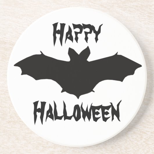 Halloween Black Bat Untersetzer (Vorne)