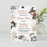Halloween Black Brown Kids Costume Party Geburtsta
