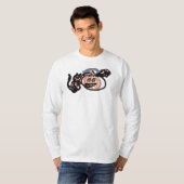 Halloween black cat and raven T-Shirt (Vorne ganz)