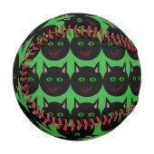 Halloween Black Cat Baseball (Vorderseite Links)