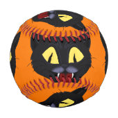 Halloween Black Cat Baseball (Rückseite)