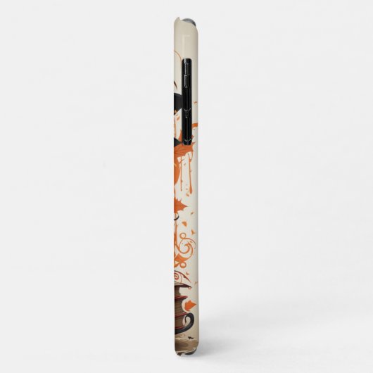 Halloween Black Cat Case-Mate iPhone Hülle (Hinten/Links)