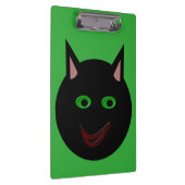 Halloween Black Cat Clipboard Klemmbrett (Rechts)