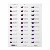 Halloween Black Cat Cookie anpassbar (Vorne)