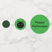 Halloween Black Cat Custom Table Confetti Konfetti (Vorderseiten)