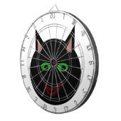 Halloween Black Cat Dart Board Dartscheibe (Vorderseite rechts)