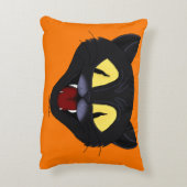 Halloween Black Cat Dekokissen (Rückseite(Vertikal))
