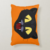 Halloween Black Cat Dekokissen (Vorderseite(Vertikal))