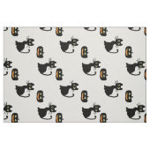 Halloween Black Cat Design Material Stoff (Fat Quarter (45,7 x 55,9 cm))