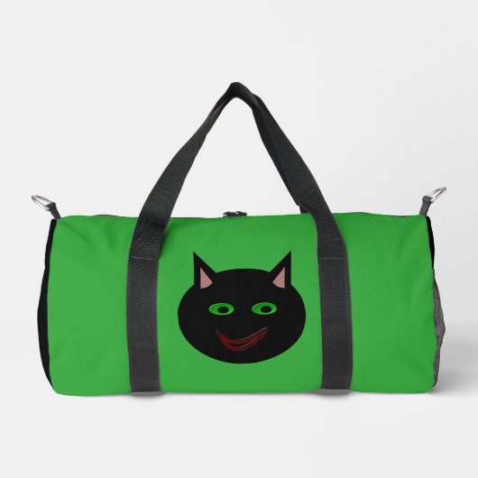 Halloween Black Cat Duffle Bag (Vorderseite)