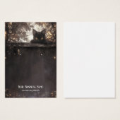 Halloween Black Cat Earring Display Card (Vorne & Hinten)