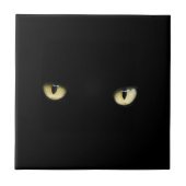 Halloween Black Cat Eyes Decorative Keramik Tile Fliese (Vorderseite)