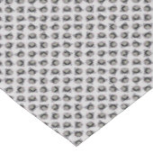 Halloween Black Cat Face Pattern Tischdecke (Schrägansicht)