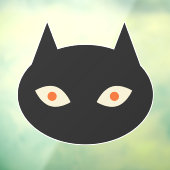 Halloween Black Cat Fensteraufkleber (Blatt 3)