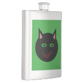 Halloween Black Cat Flask Flachmann (Rechts)