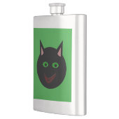 Halloween Black Cat Flask Flachmann (Links)