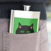 Halloween Black Cat Flask Flachmann (Beispiel)