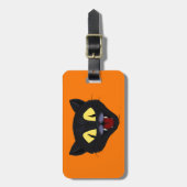 Halloween Black Cat Gepäckanhänger (Vorderseite vertikal)