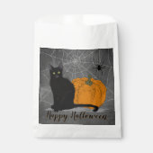 Halloween Black Cat Geschenktütchen (Vorderseite)