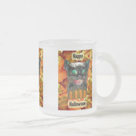 Halloween Black Cat Glass Tasse Varieté Set