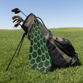 Halloween Black Cat Golf Handtuch (Gras)