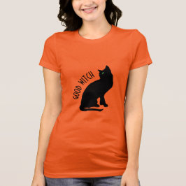 Halloween Black Cat Good Witch Women's T - Shirt