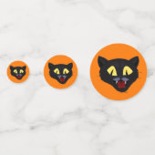 Halloween Black Cat Konfetti (Vorderseiten)