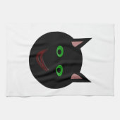 Halloween Black Cat Küchentuch (Horizontal)